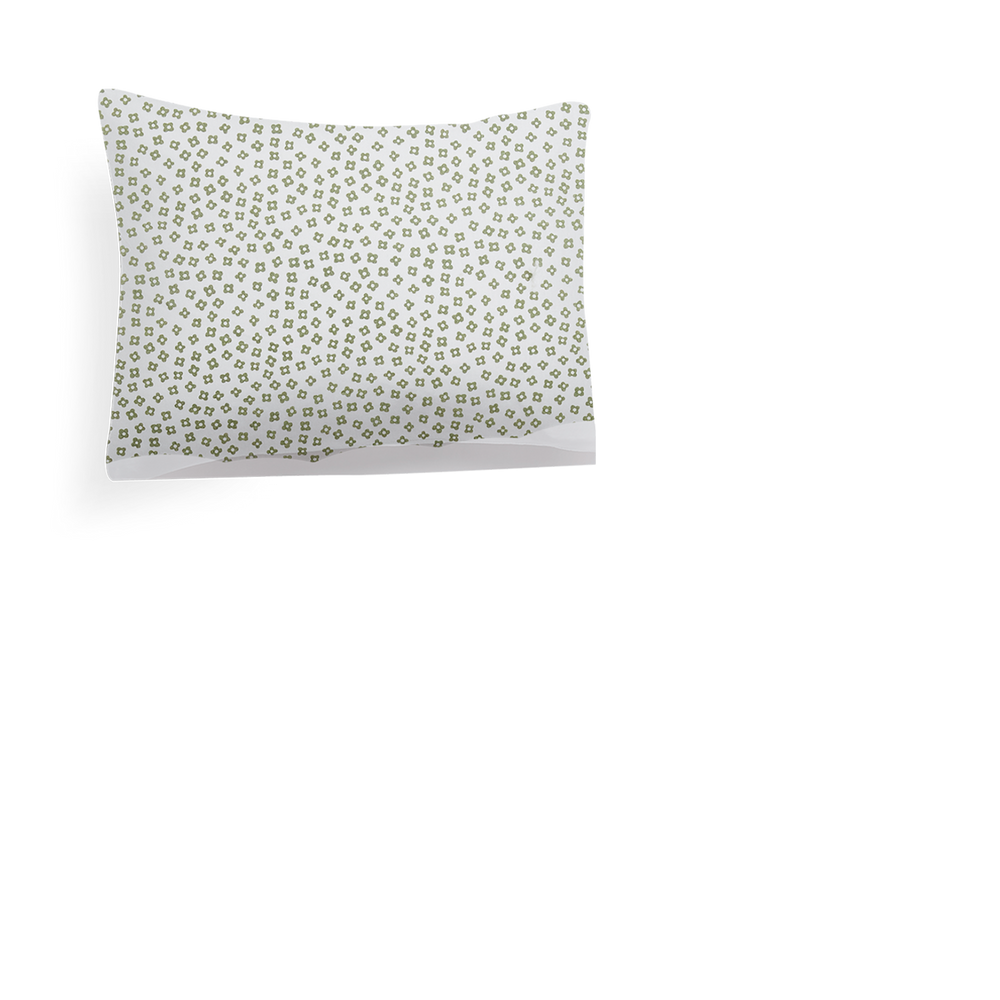 Kyra Floral Dot Sheet Set Dorm Essentials Baby Blue / Twin/Twin XL