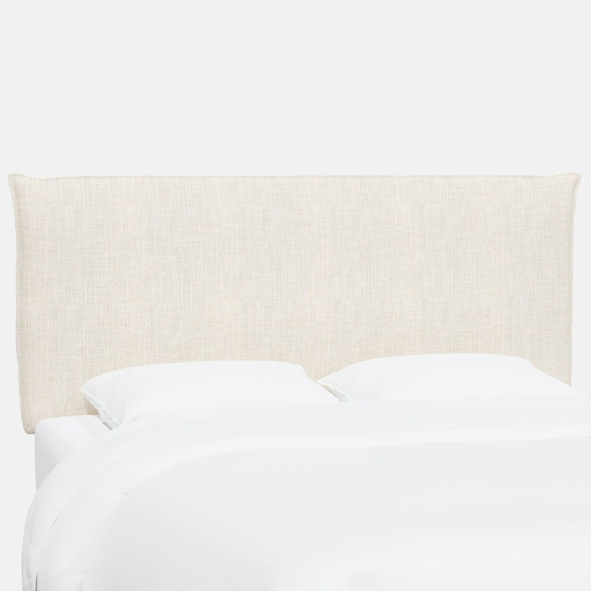 Dormify Grayson Linen Headboard Dorm Essentials Ivory / Twin/Twin