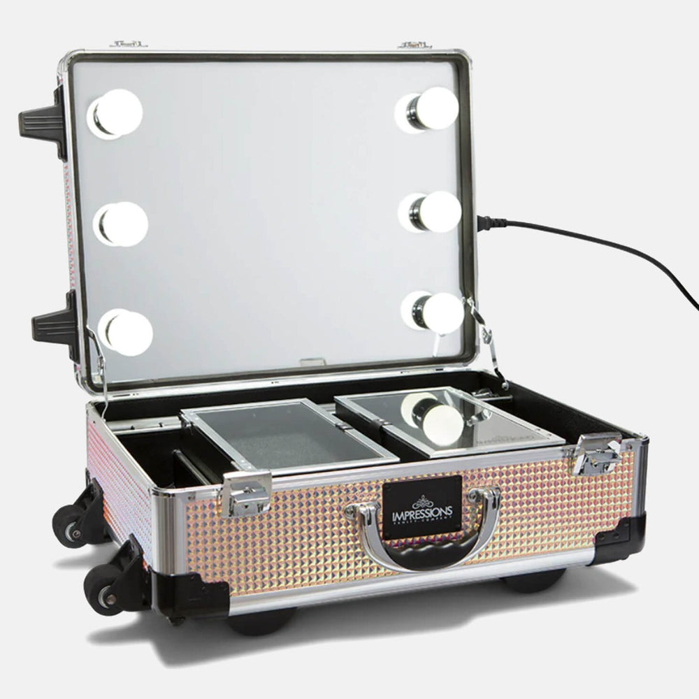 LED Vanity Travel Case with Stand Dorm Essentials Multi Dormify