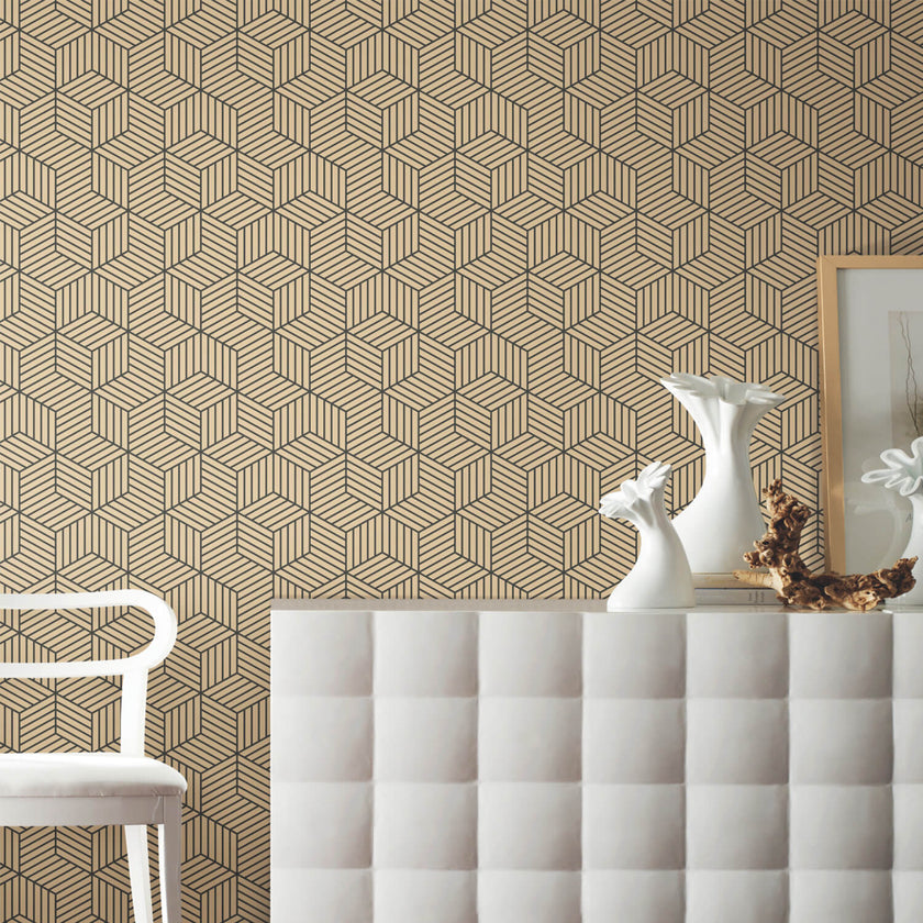 Hexagon Removable Wallpaper Dorm Essentials Dormify