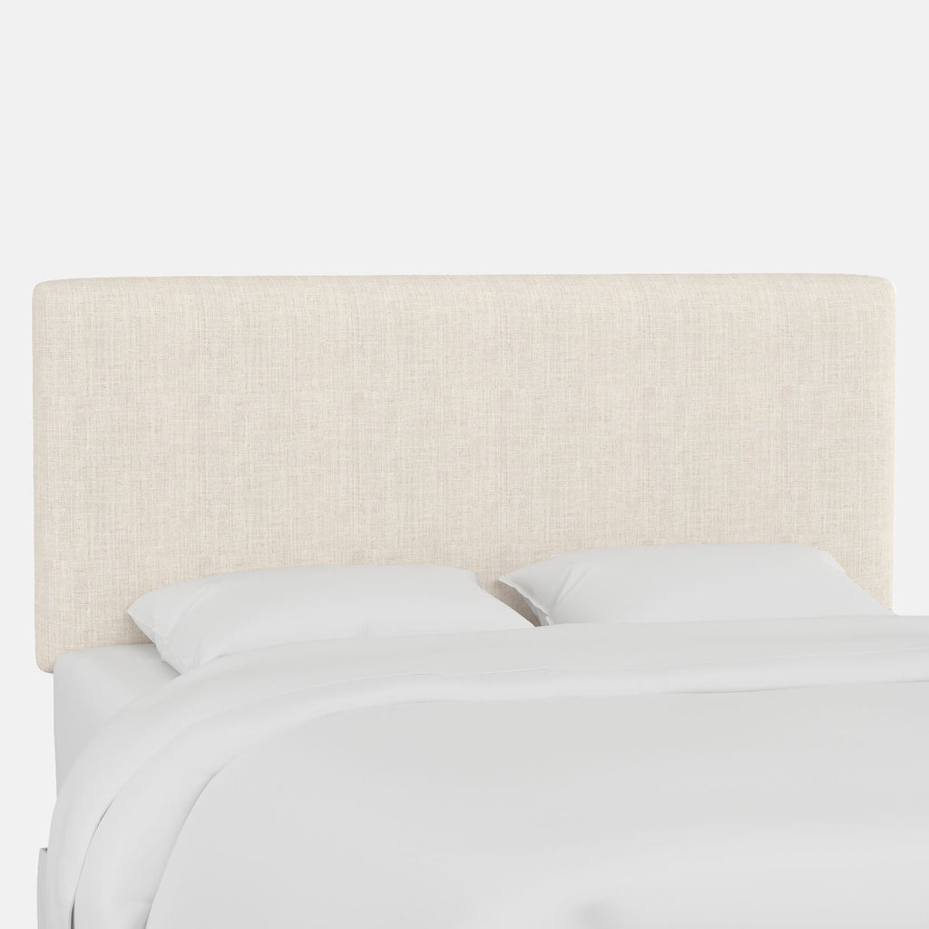 Dormify Skylar Linen Blend Headboard Dorm Essentials Light Natural