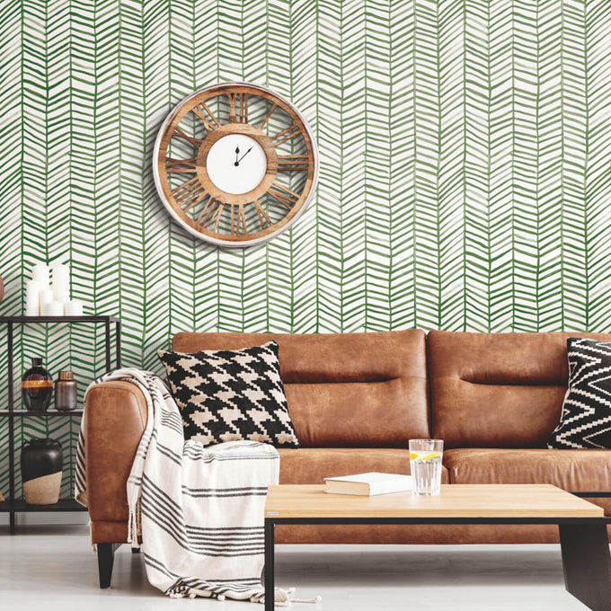 Herringbone Removable Wallpaper Dorm Essentials Dormify