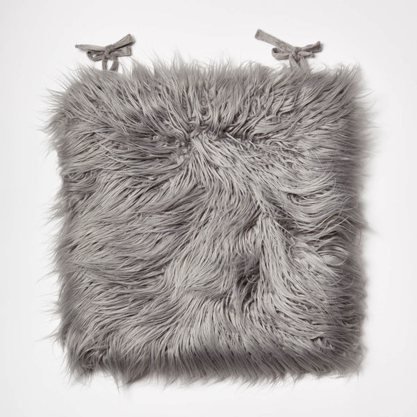 Dormify Faux Fur Seat Cushion