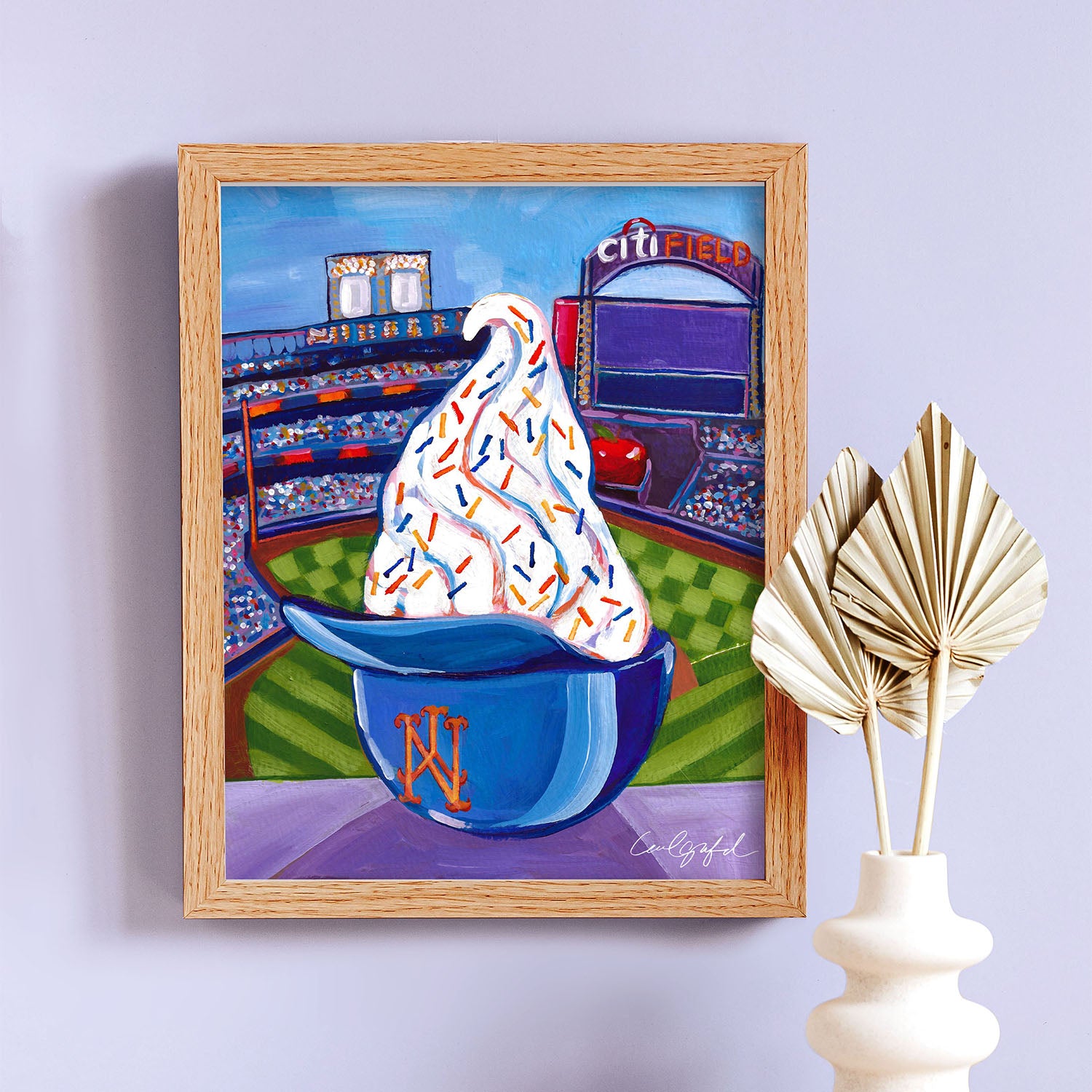 Mets Ice Cream Helmet Print Dormify