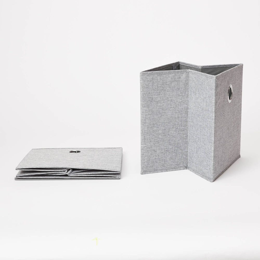 Dormify Large Collapsible Storage Cubes Dorm Essentials Grey / Large Dormify