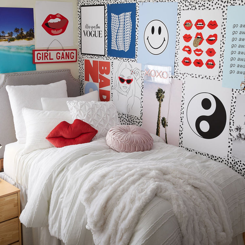 Dormify Dotted Removable Wallpaper Dorm Essentials Dormify