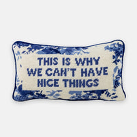 Furbish Nice Things Lumbar Pillow