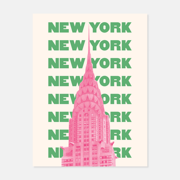 City Print by April Lane | Dorm Essentials - Green / 9