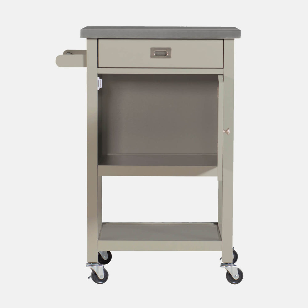 Dormify Apartment Storage Rolling Cart Dorm Essentials Medium Grey