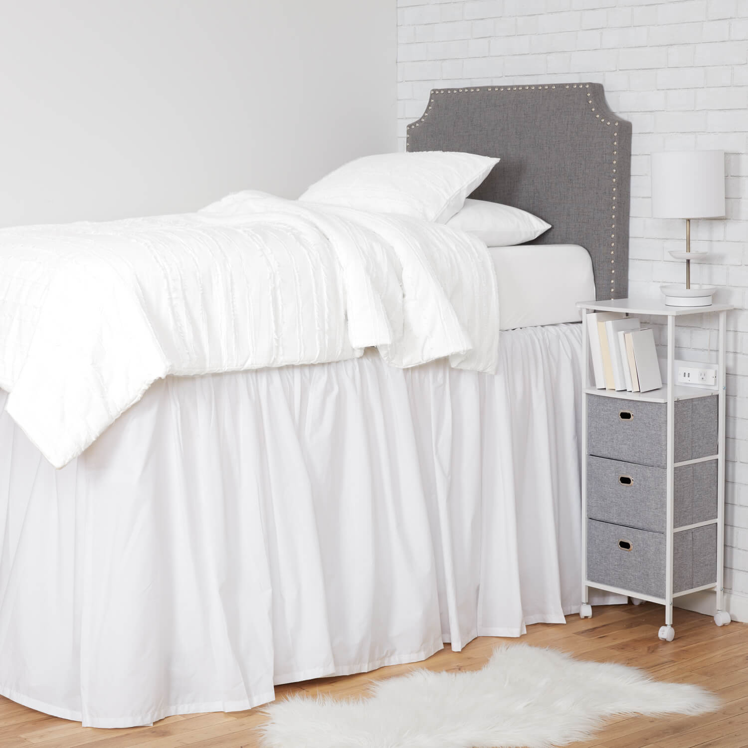 Dormify Ruffled Dorm Bedskirt Dorm Essentials Dormify