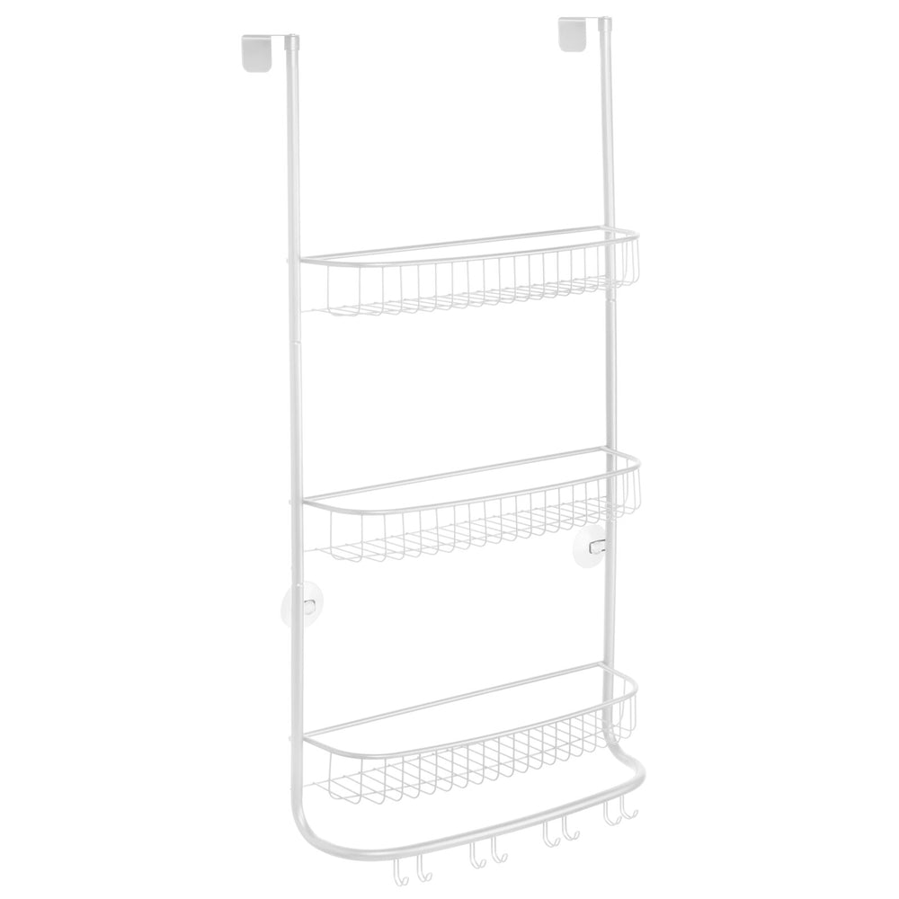 mDesign Metal Over Door Caddy White Dormify
