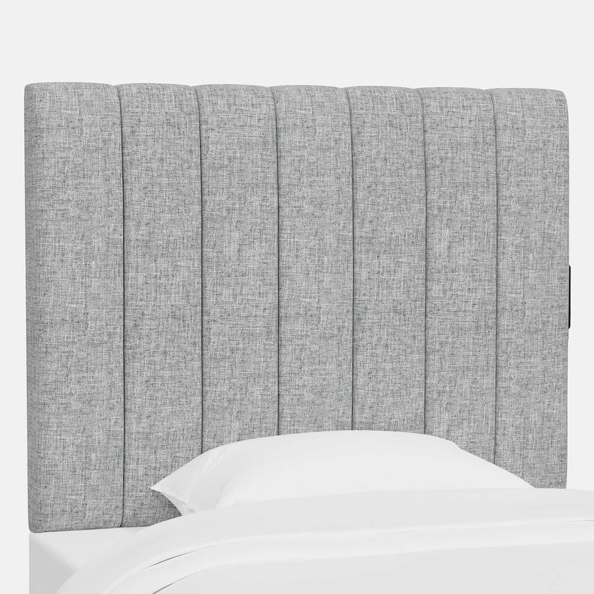 Sydney Linen Charging Channeled Headboard Dorm Essentials Dormify