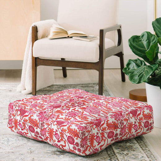 Dormify Roller Rabbit Square Floor Pillow | Dorm Essentials - Dormify