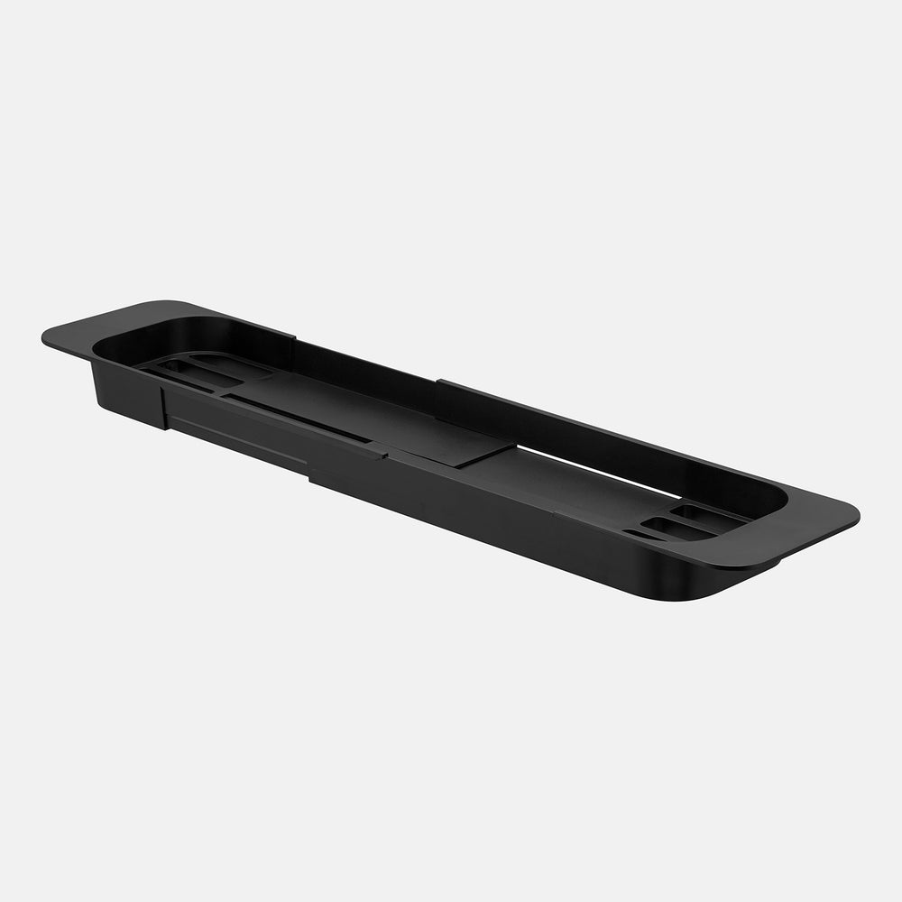 Expandable Bathtub Caddy Black Dormify
