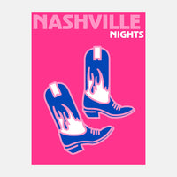 Nashville Nights Print by Julia Santos