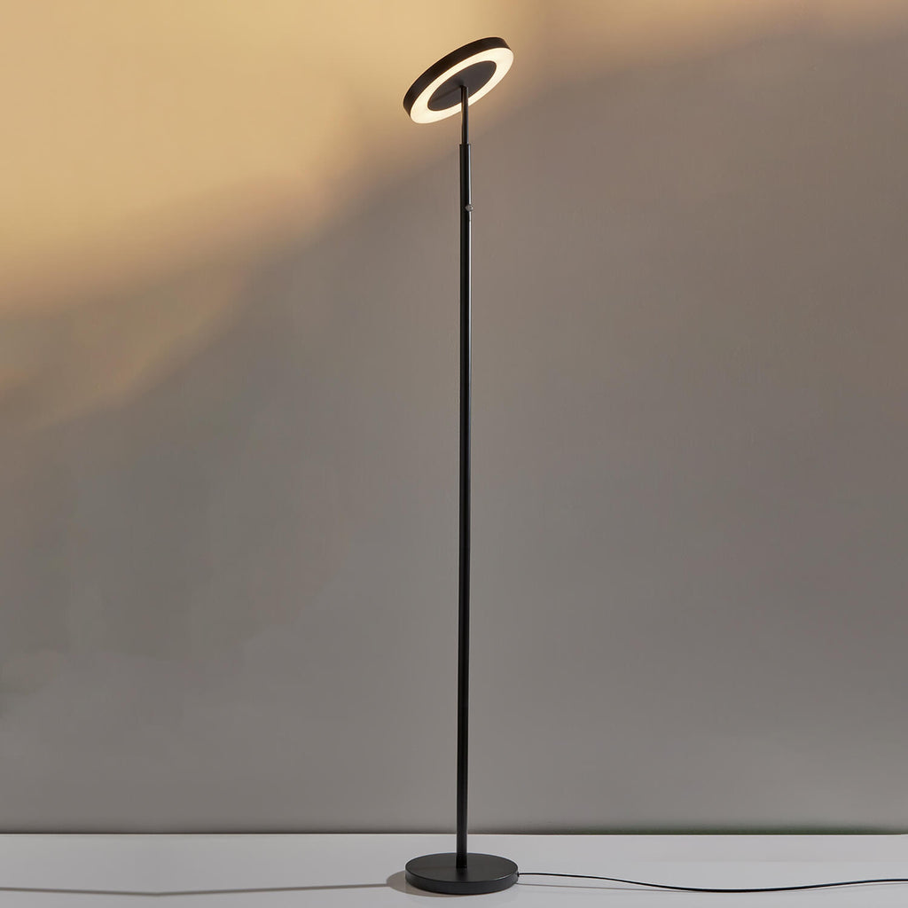 Color Changing LED Floor Lamp Dorm Essentials Black Dormify
