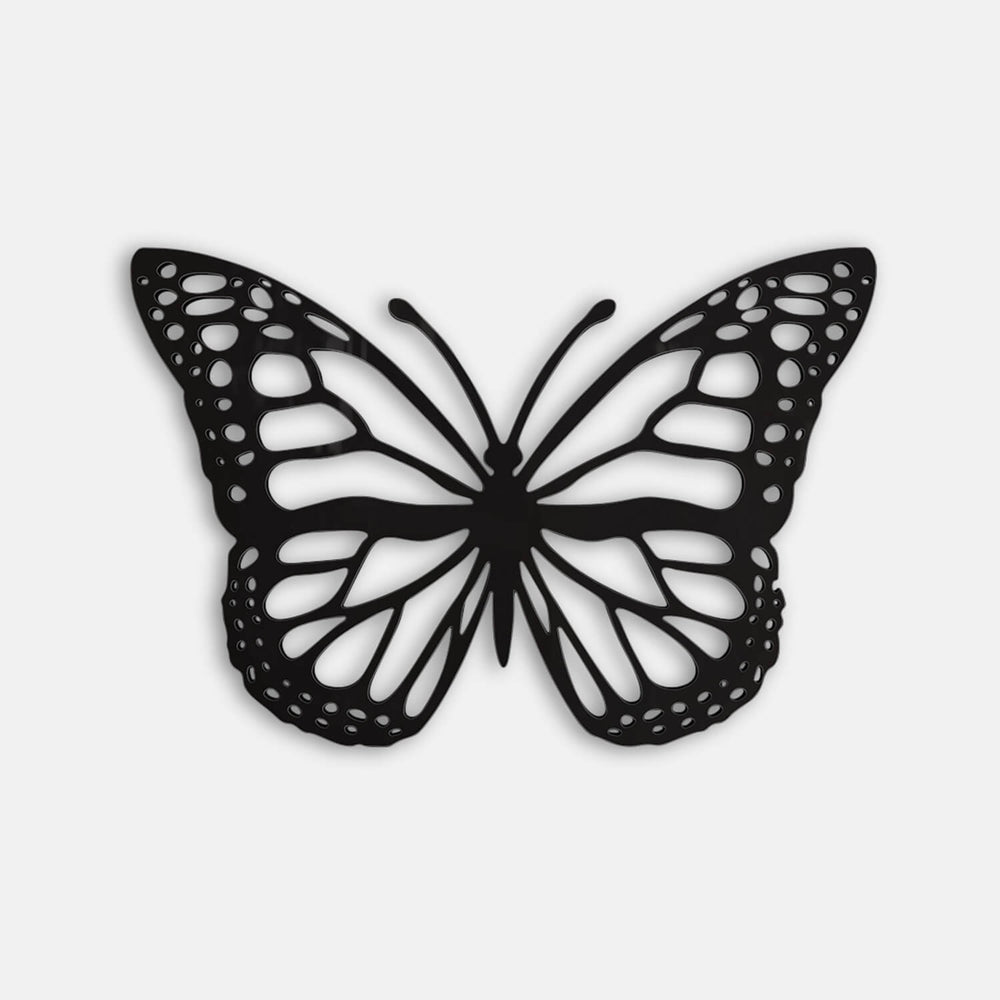 Dormify Butterfly Acrylic Wall Art Dorm Essentials Black Dormify