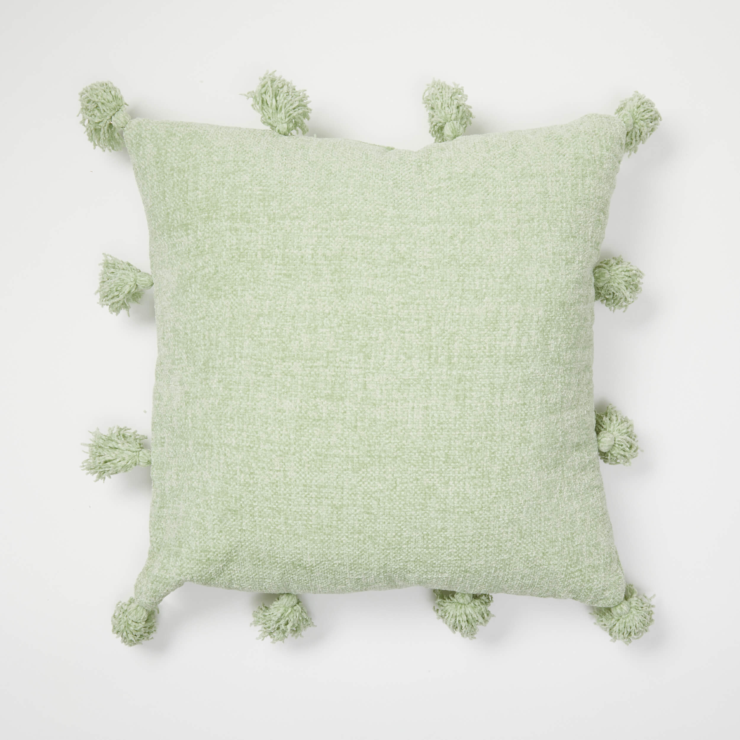 Grass Green Lucca Velvet Zipper Throw Pillow Set (x2) | Article
