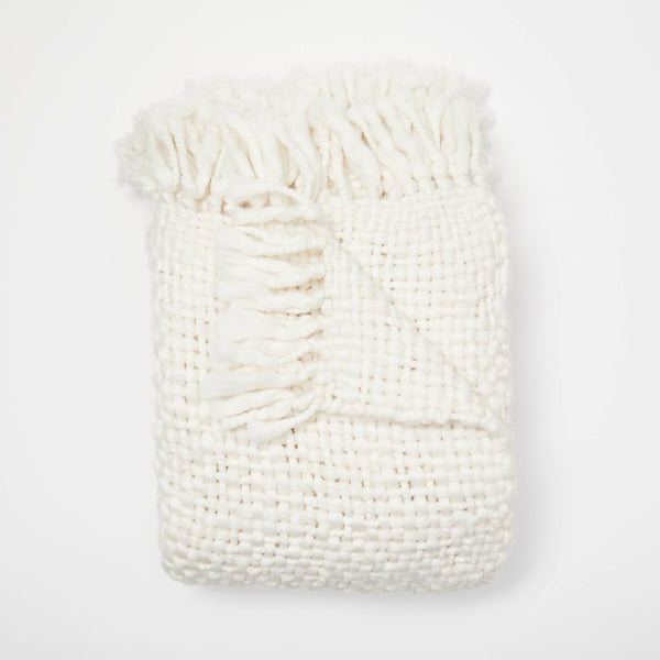 Fox and ivy chunky knit throw store