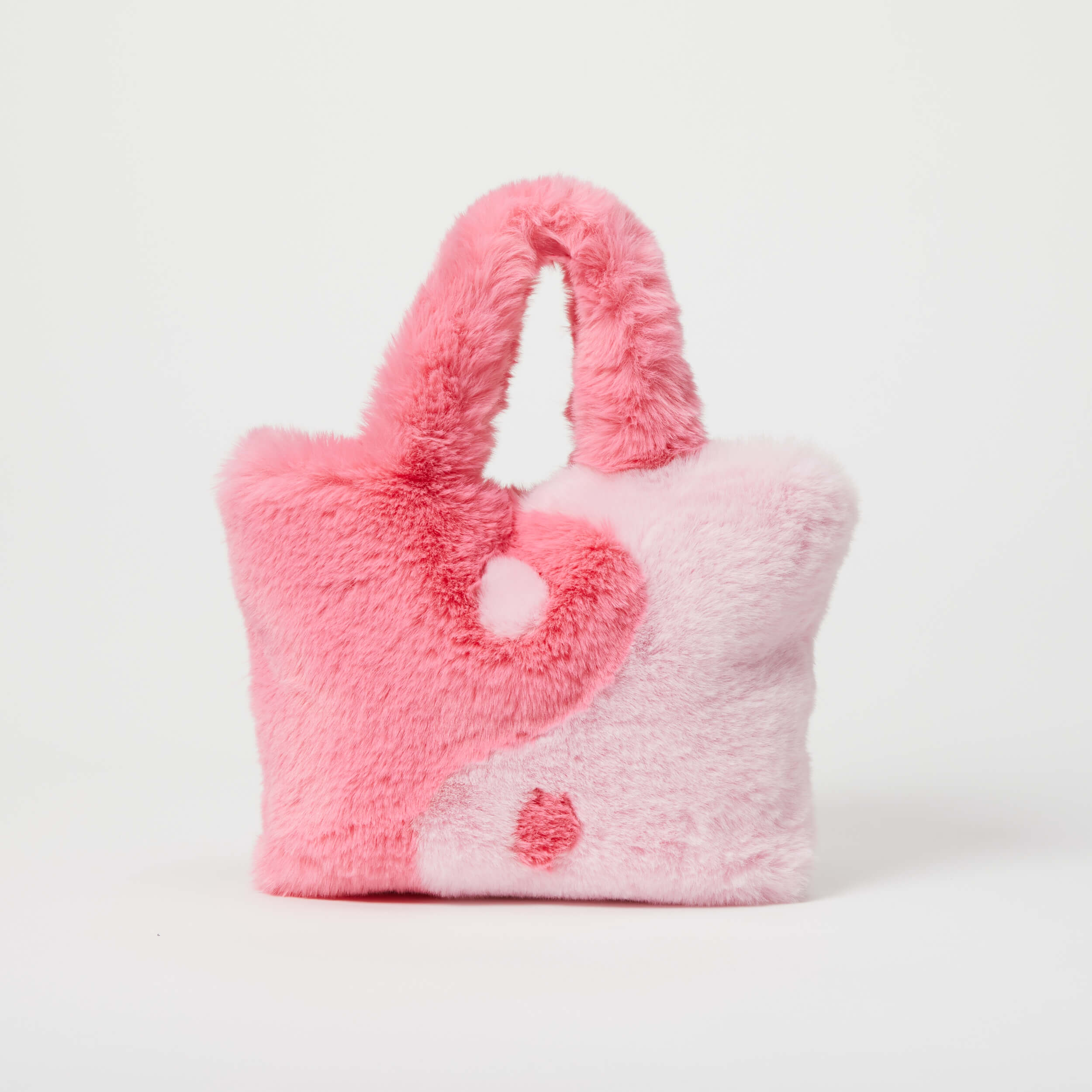 Pink Fur Tote Bag