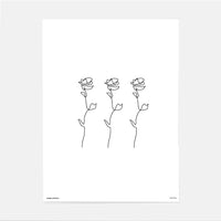 Roses Print By Sonja Hirvinen