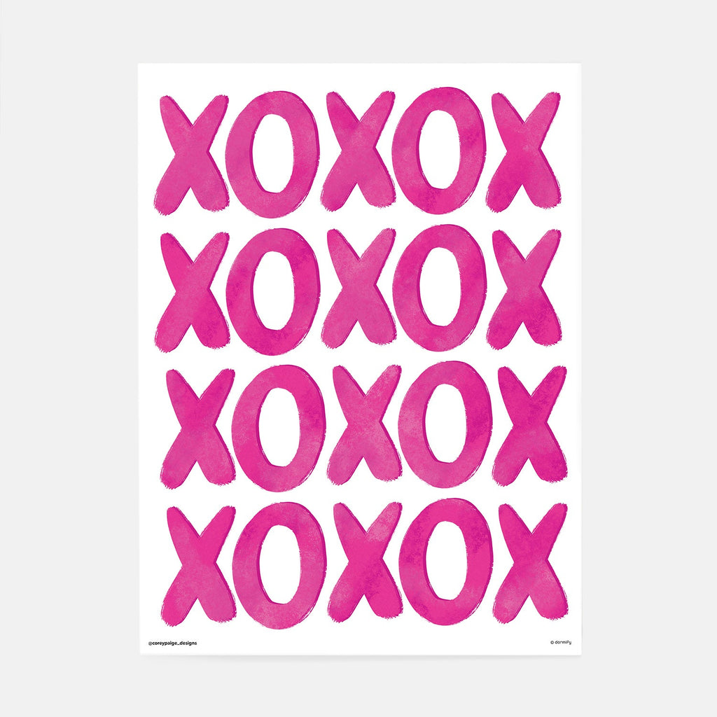 Dormify XOXOs Print By Corey Paige Dorm Essentials Dormify