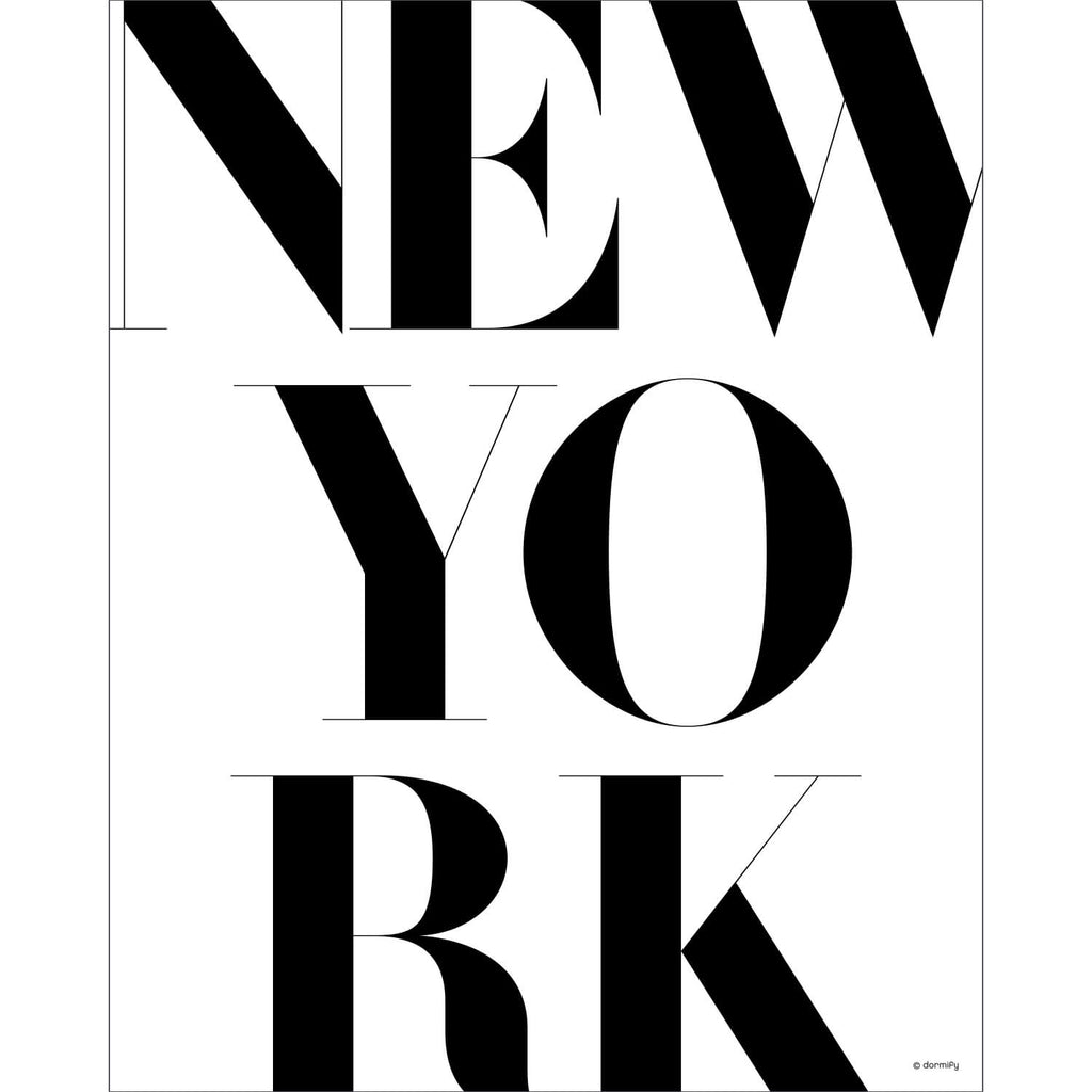 Dormify New York Bold Print