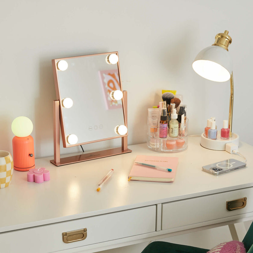 Dormify Tritone LED Light Vanity Mirror Dorm Essentials Dormify
