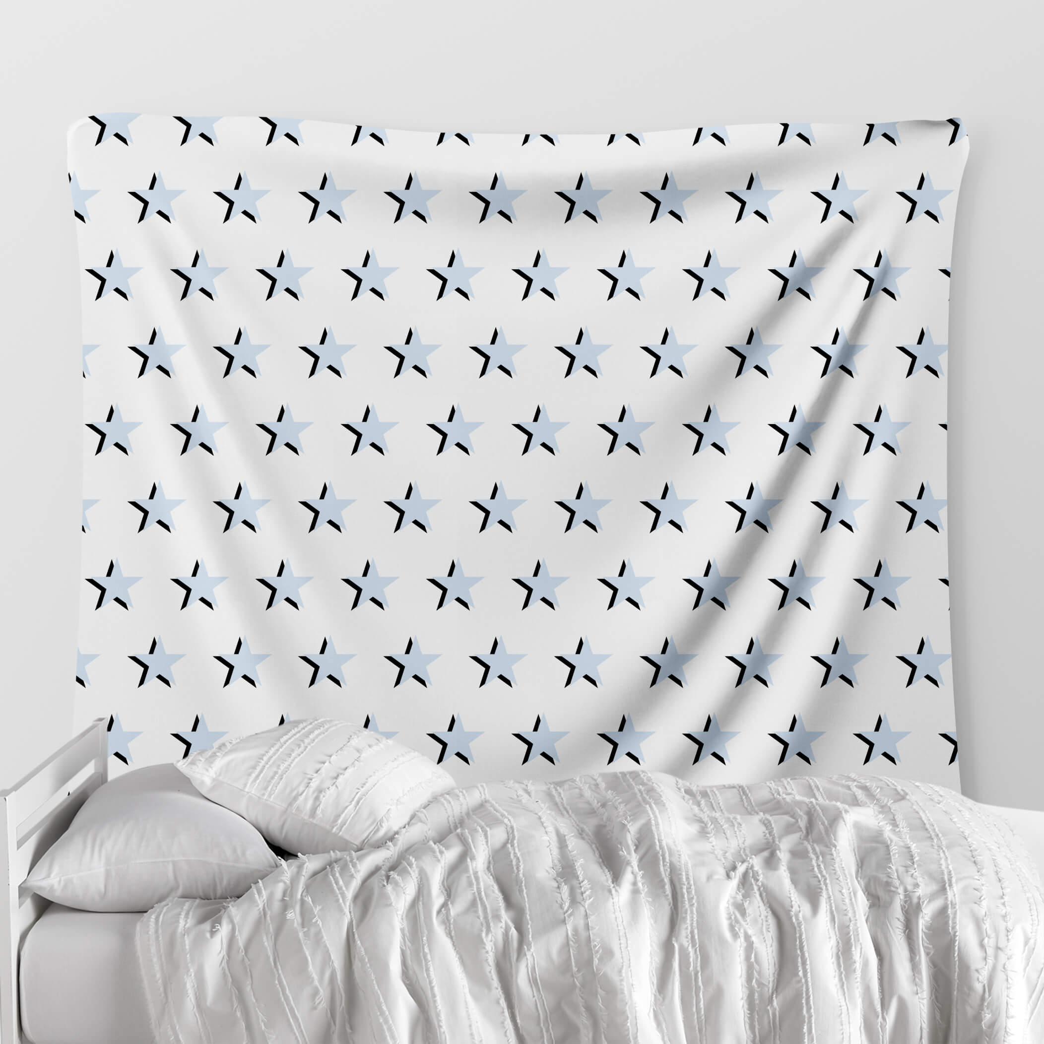 Blue store star tapestry