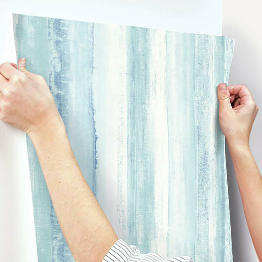 Dormify Watercolor Stripe Removable Wallpaper Dorm Essentials Dormify