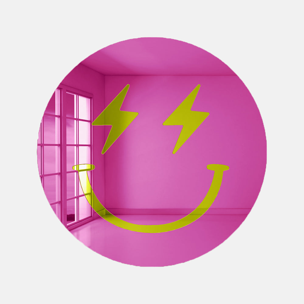 Happy Face Acrylic Wall Art Dorm Essentials Dormify