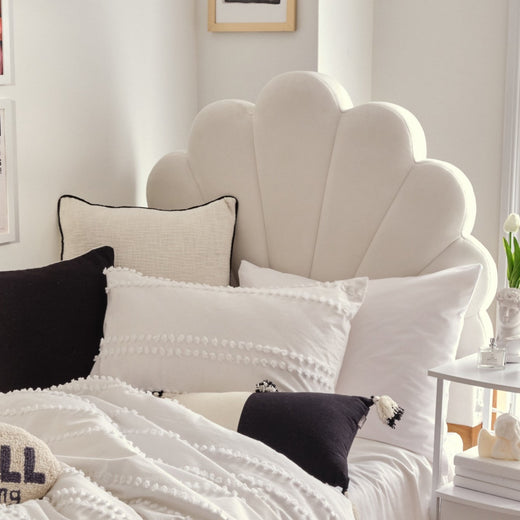 Ella Charging Shell Headboard Dorm Essentials Dormify