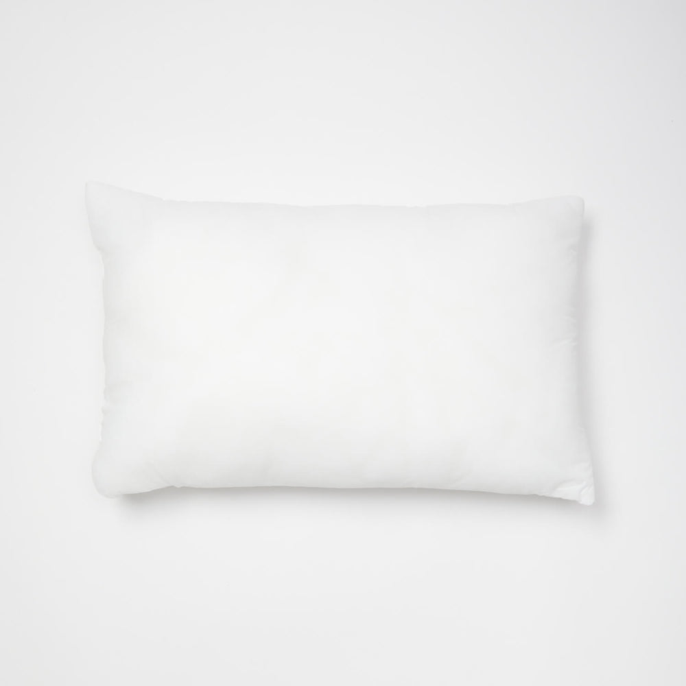 Lumbar Pillow Poly Filled Insert White / 12" x 20" Dormify