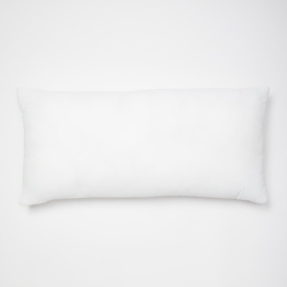 Lumbar Pillow Poly Filled Insert White / 12" x 20" Dormify