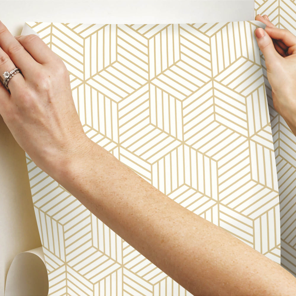 Hexagon Removable Wallpaper Dorm Essentials Dormify