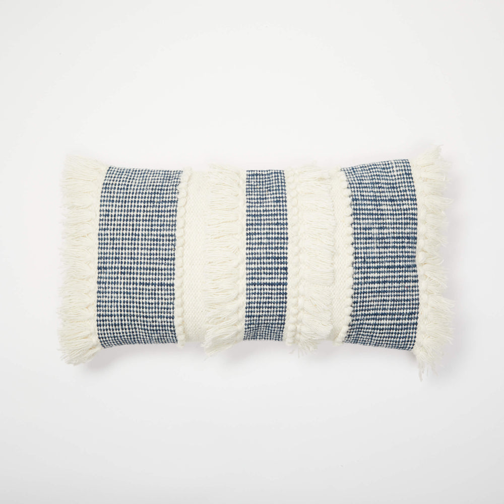 Recycled Denim Lumbar Pillow Dorm Essentials Dormify