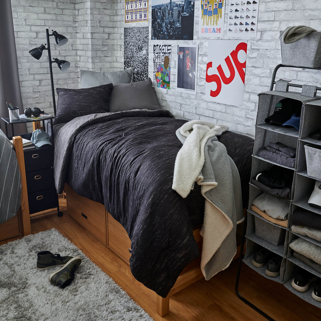 Dormify Space Dye Comforter and Sham Set Dorm Essentials Dormify