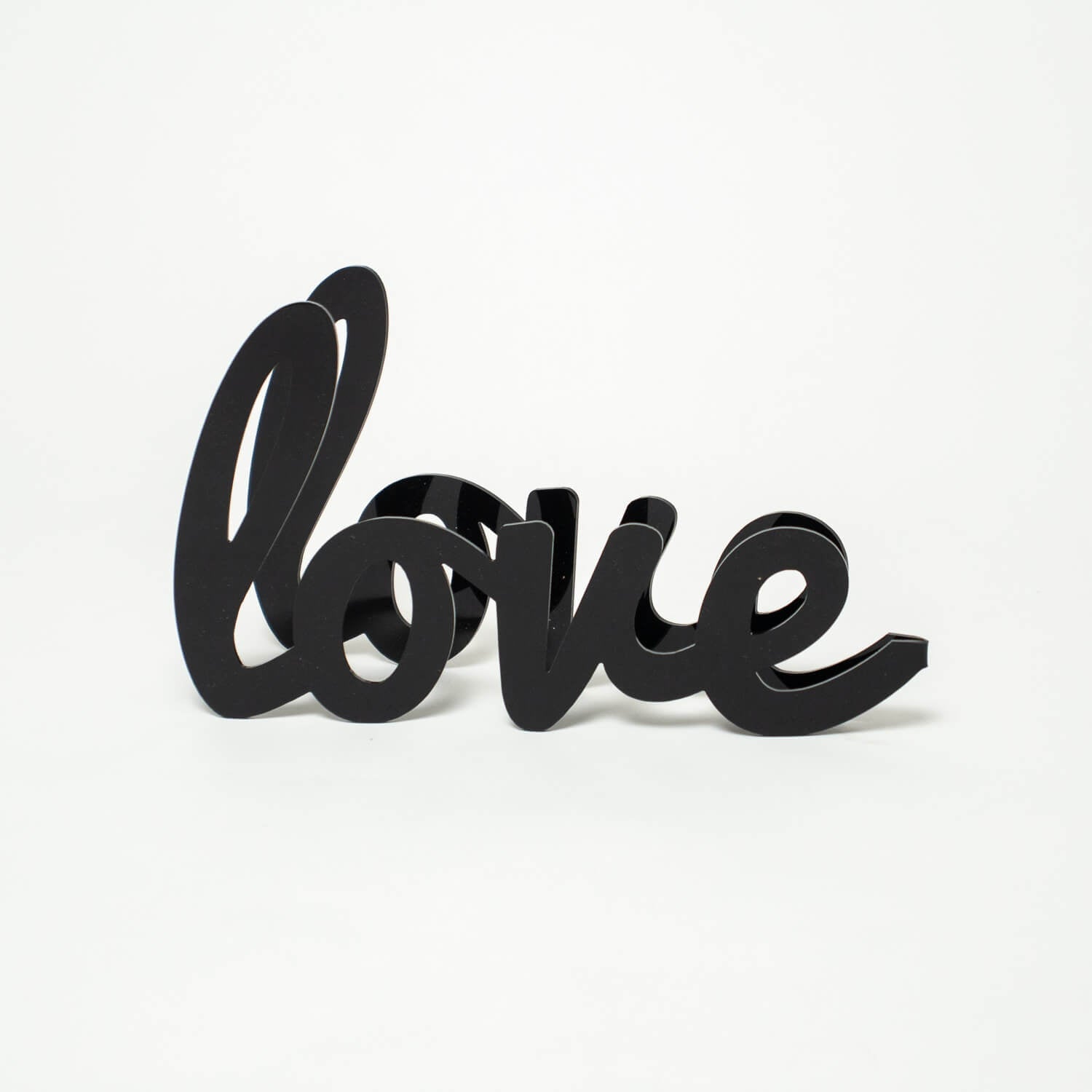 Dormify Love Acrylic Shelf Decor Dorm Essentials Black Dormify