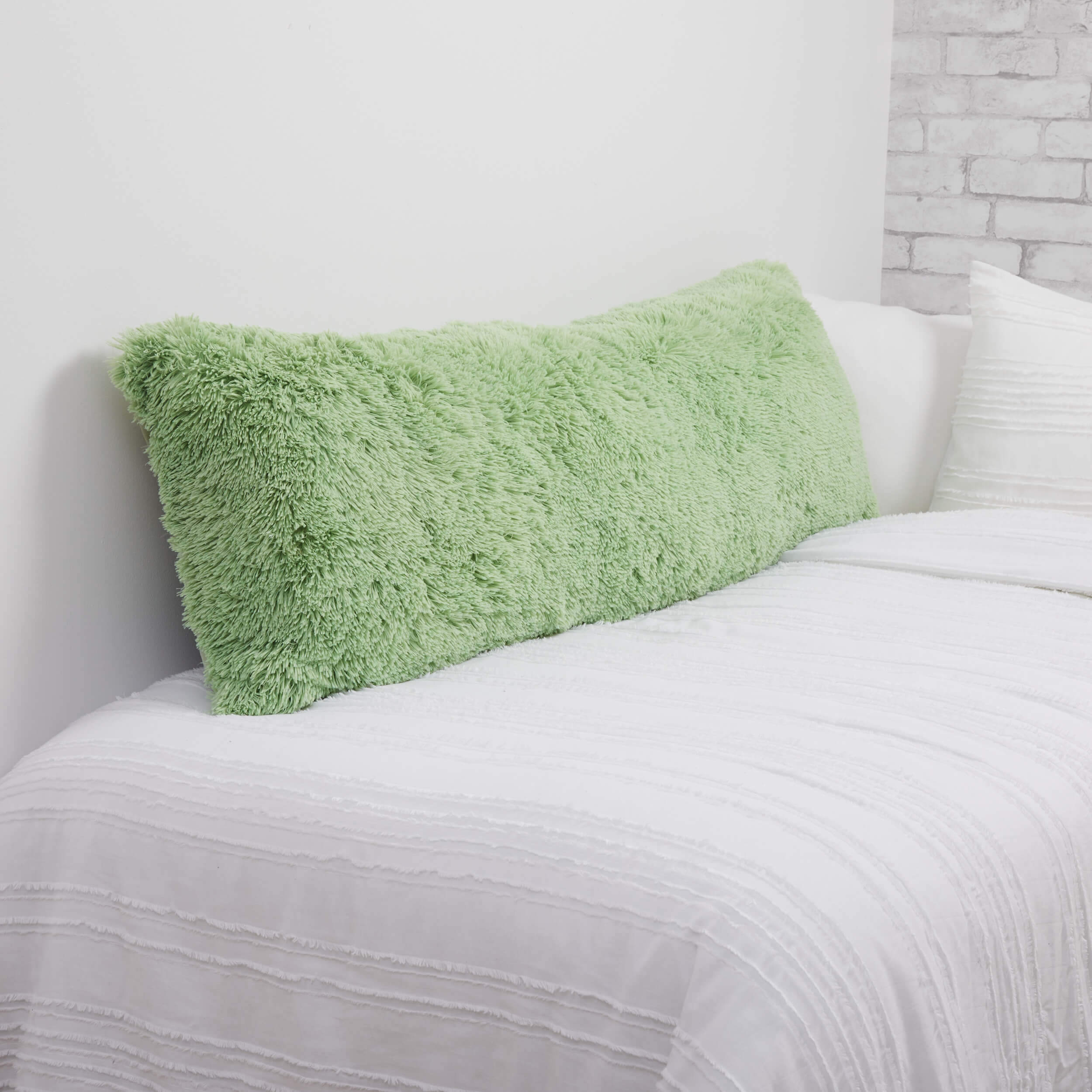 Mila faux fur throw pillow 2025