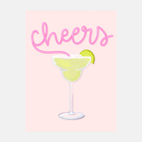 Margarita Cheers Print by Renee K. Art
