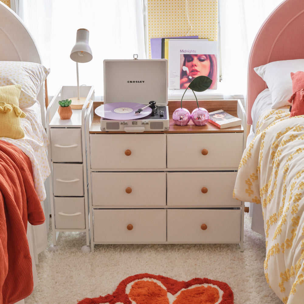 Dormify Charging 6Drawer Storage Unit Dorm Essentials Dormify