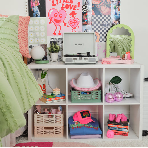 Dormify 6 Cube Storage Unit Dorm Essentials White Dormify