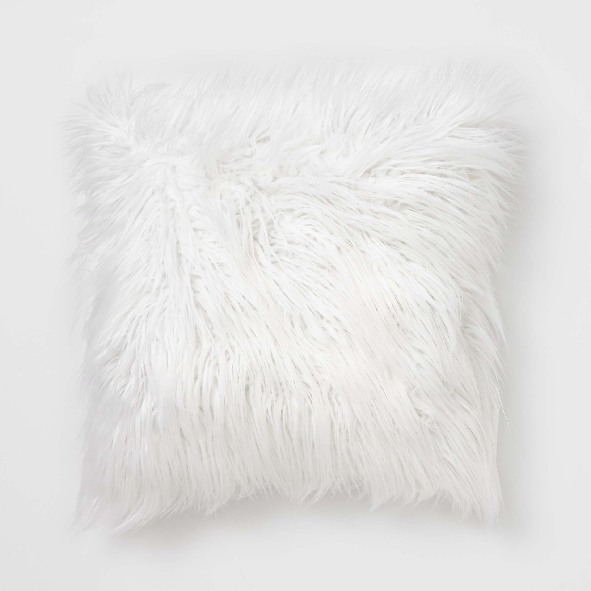 Dormify Faux Fur Throw Pillow