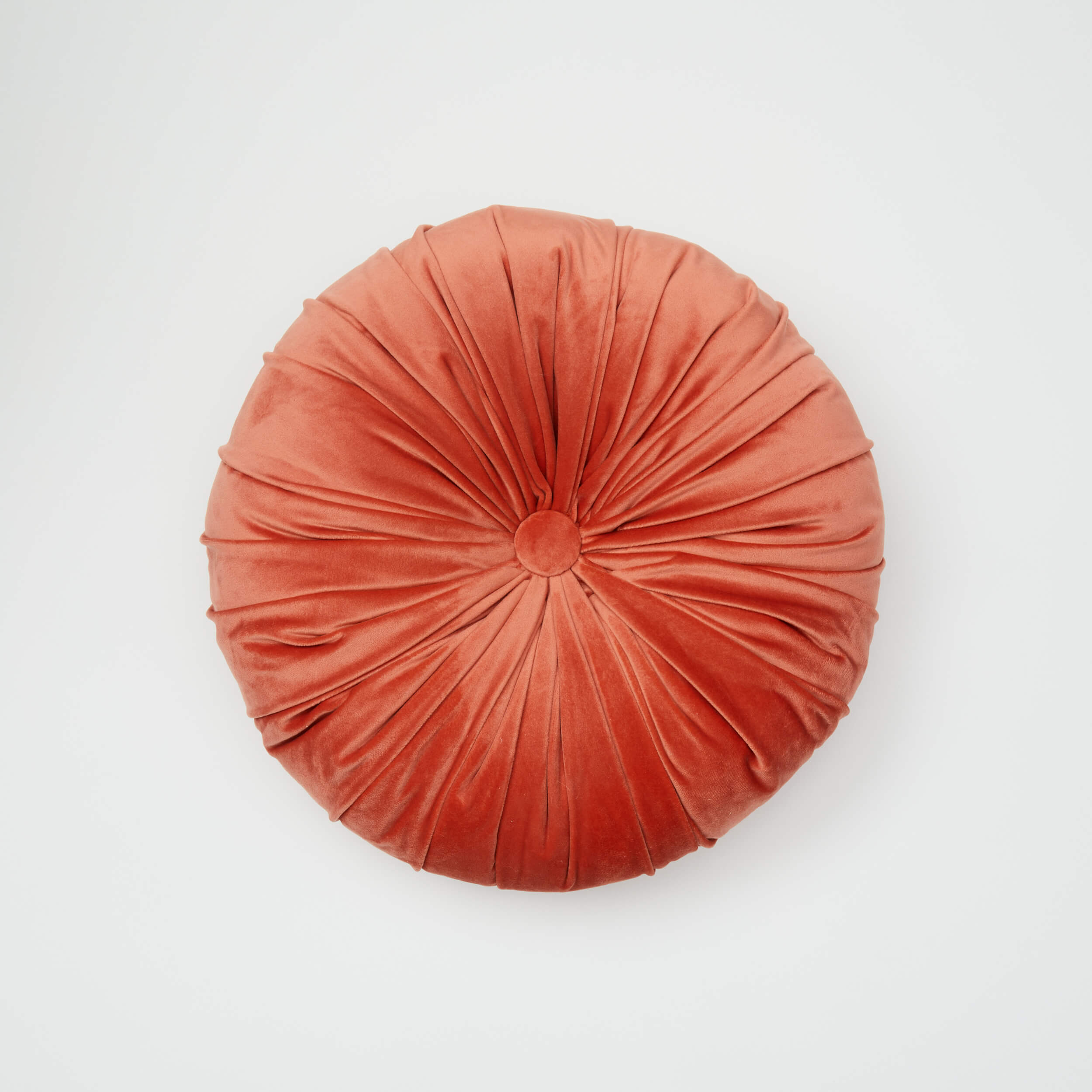 Velvet Round Throw Pillow