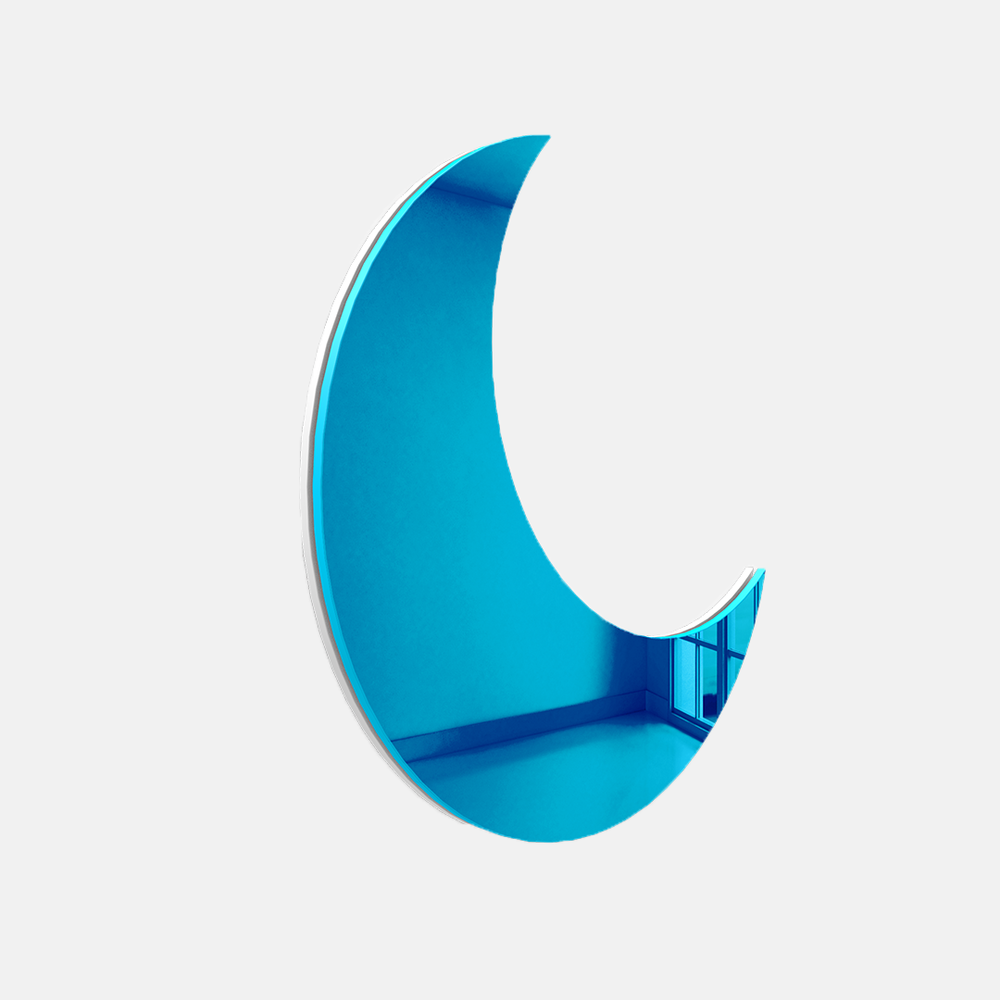 Crescent Moon Acrylic Wall Art Dorm Essentials Dormify