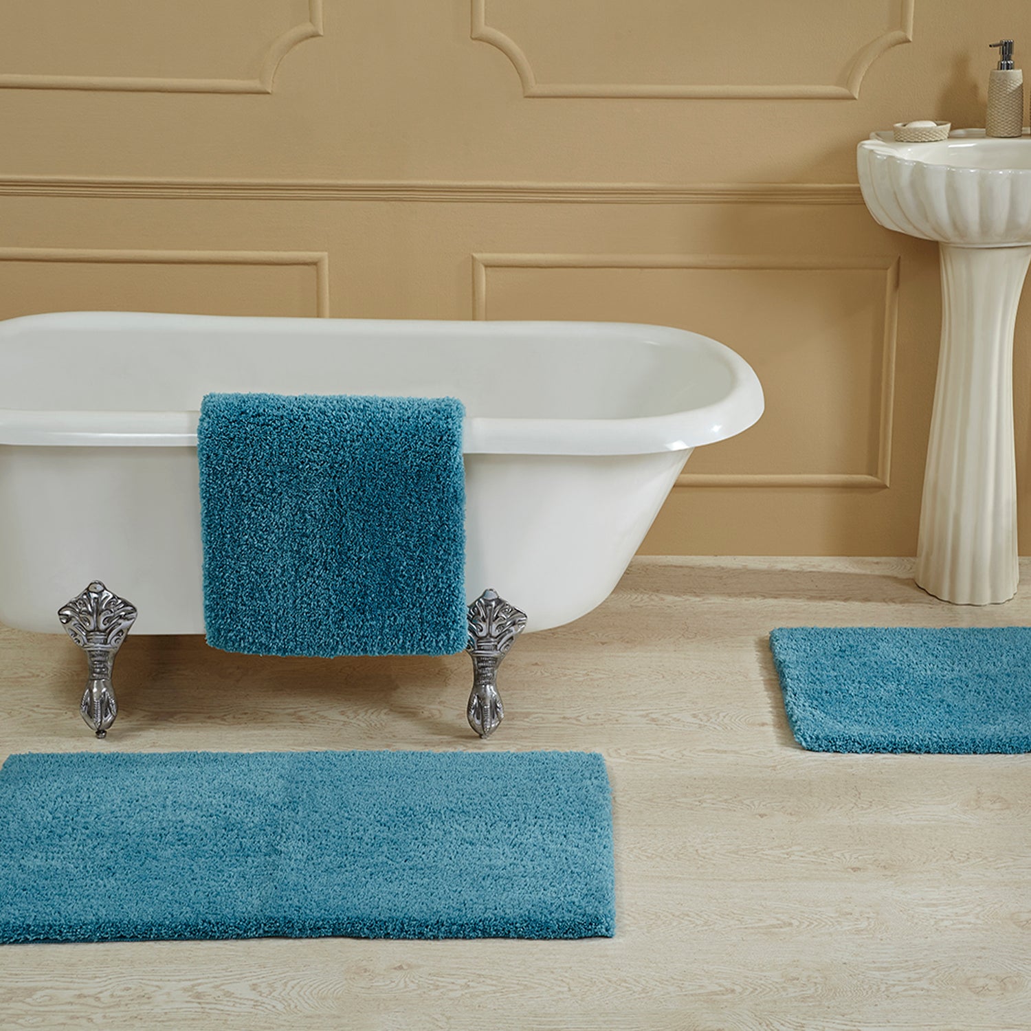 Small Micro Plush Bath Rug Dormify