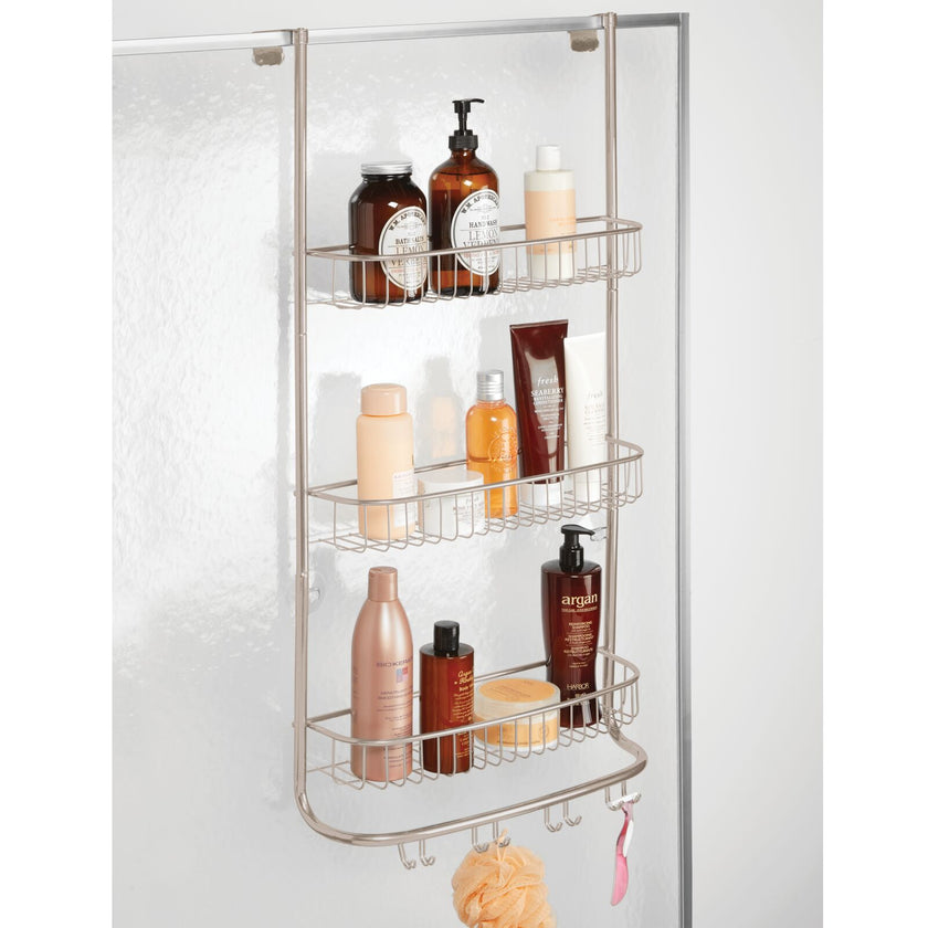 mDesign Metal Over Door Caddy Ivory Dormify