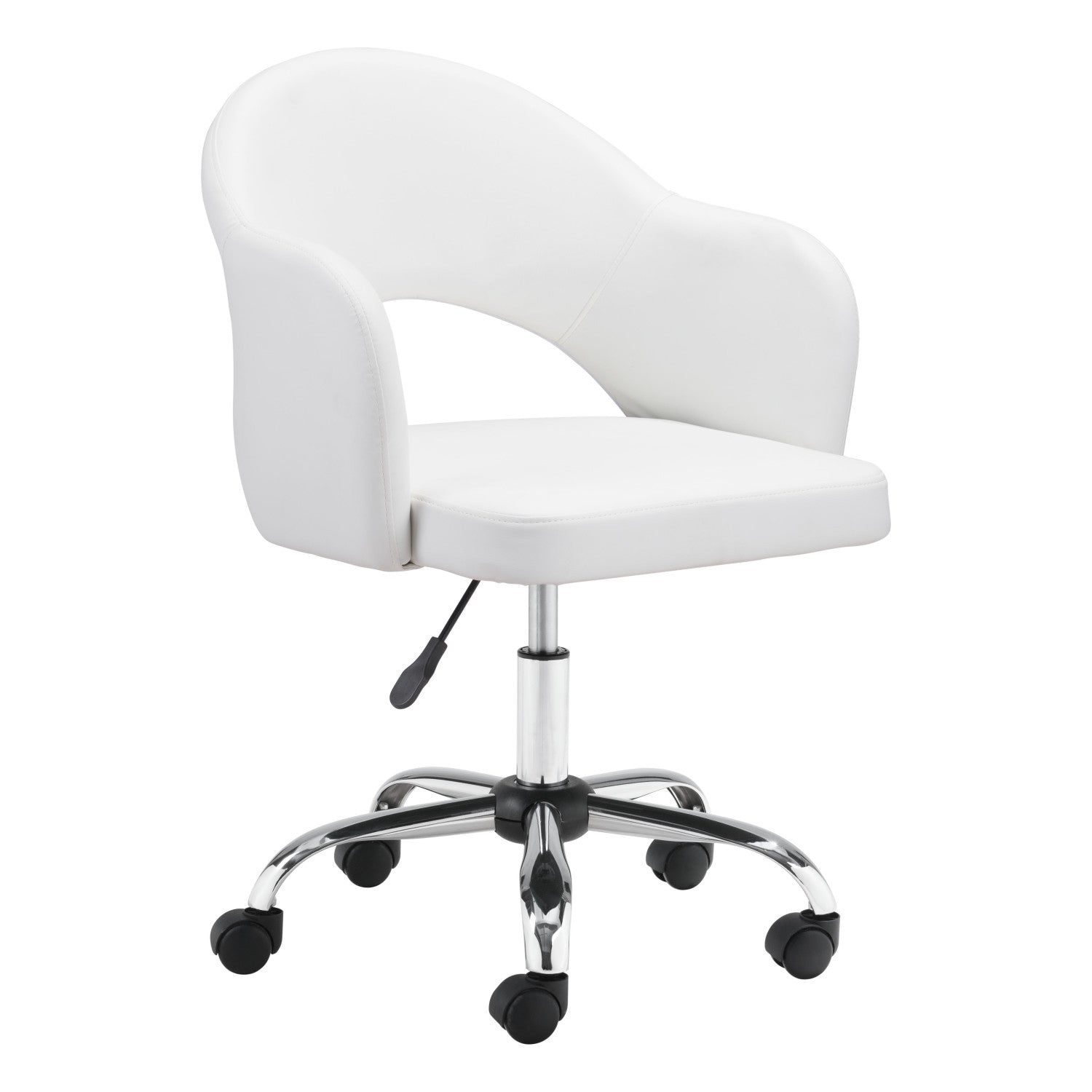 White cushioned desk chair Clearance